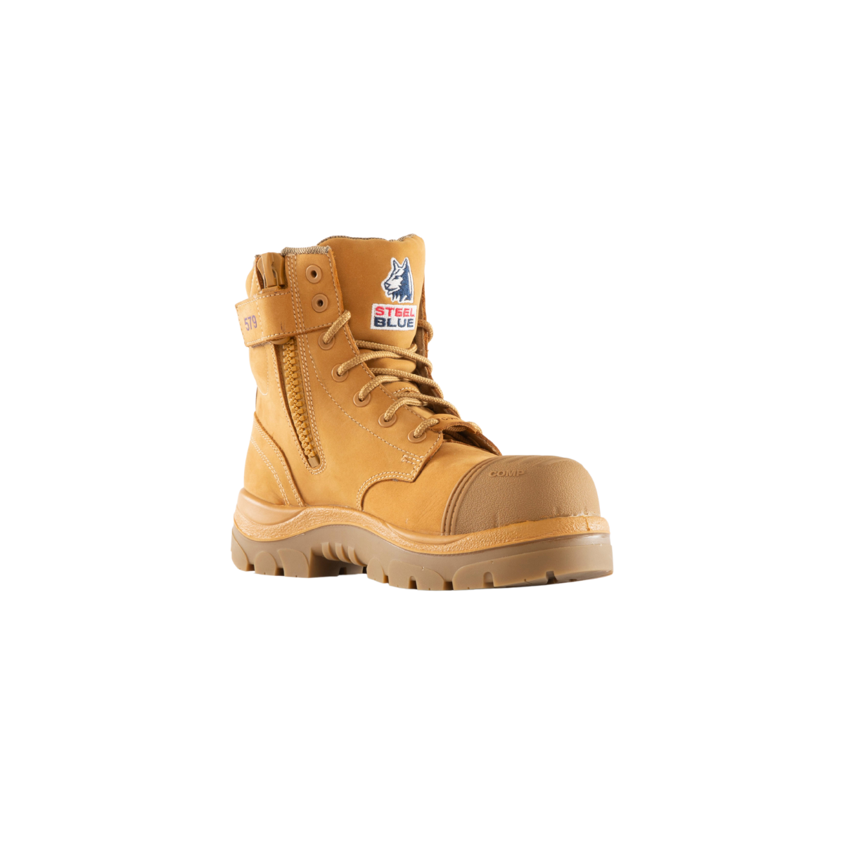 Steel Blue Ladies Argyle Zip Scuff Composite Safety Boot 518579