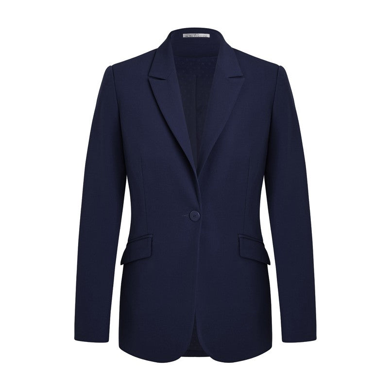 Biz Corporates Siena Womens Longline Jacket 60717 in Marine