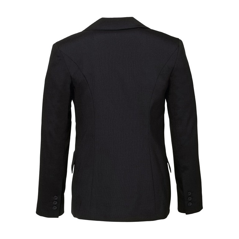 Biz Corporates Comfort Wool Stretch Womens Longline Jacket 64012 in Black, view 2