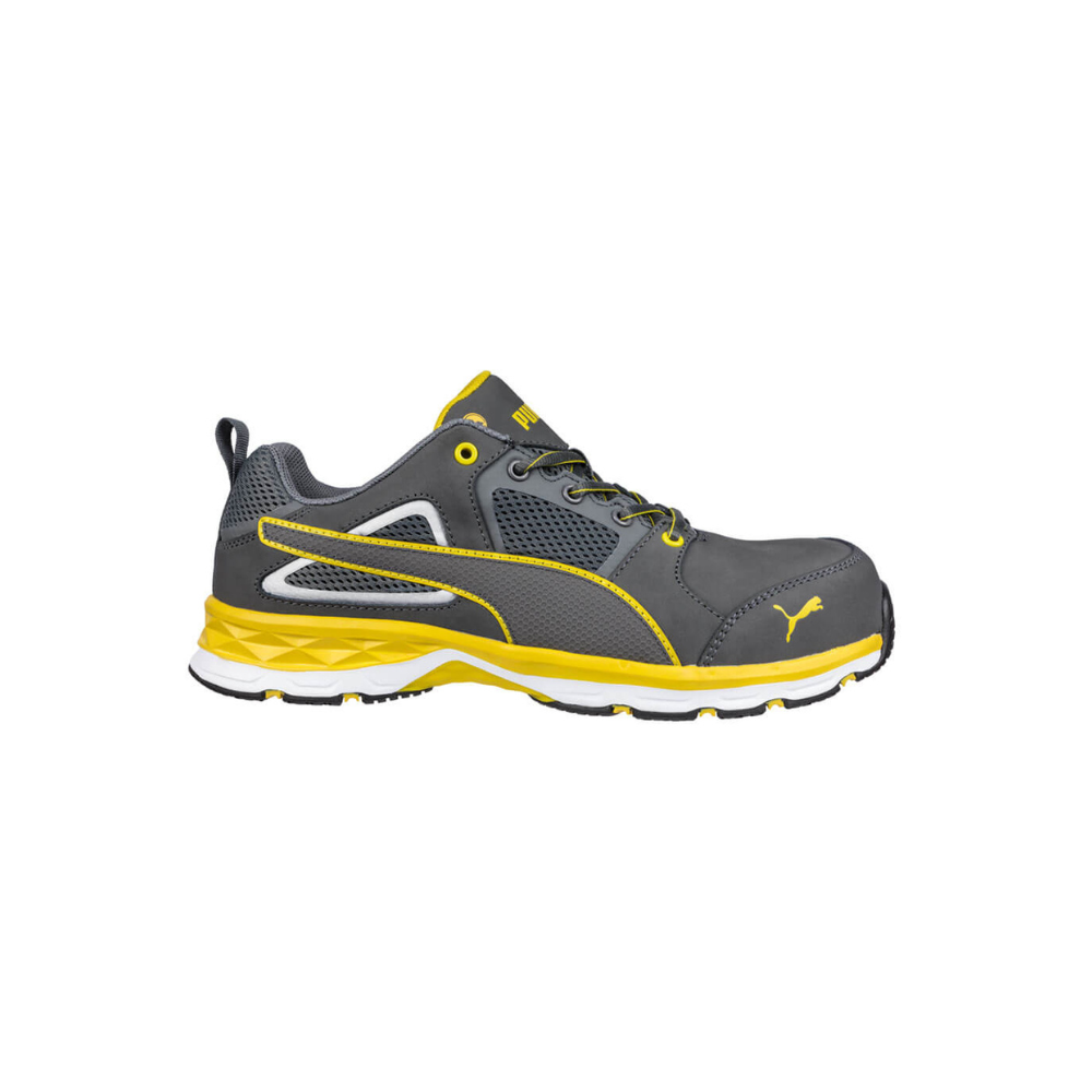 Puma Pace 2.0 Lightweight Safety Shoe Grey/Yellow 643807