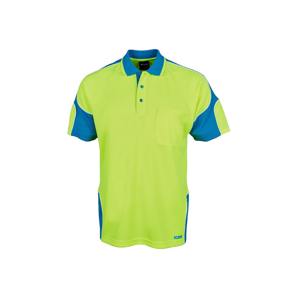 JB's Hi Vis Short Sleeve Arm Panel Polo 6AP4S