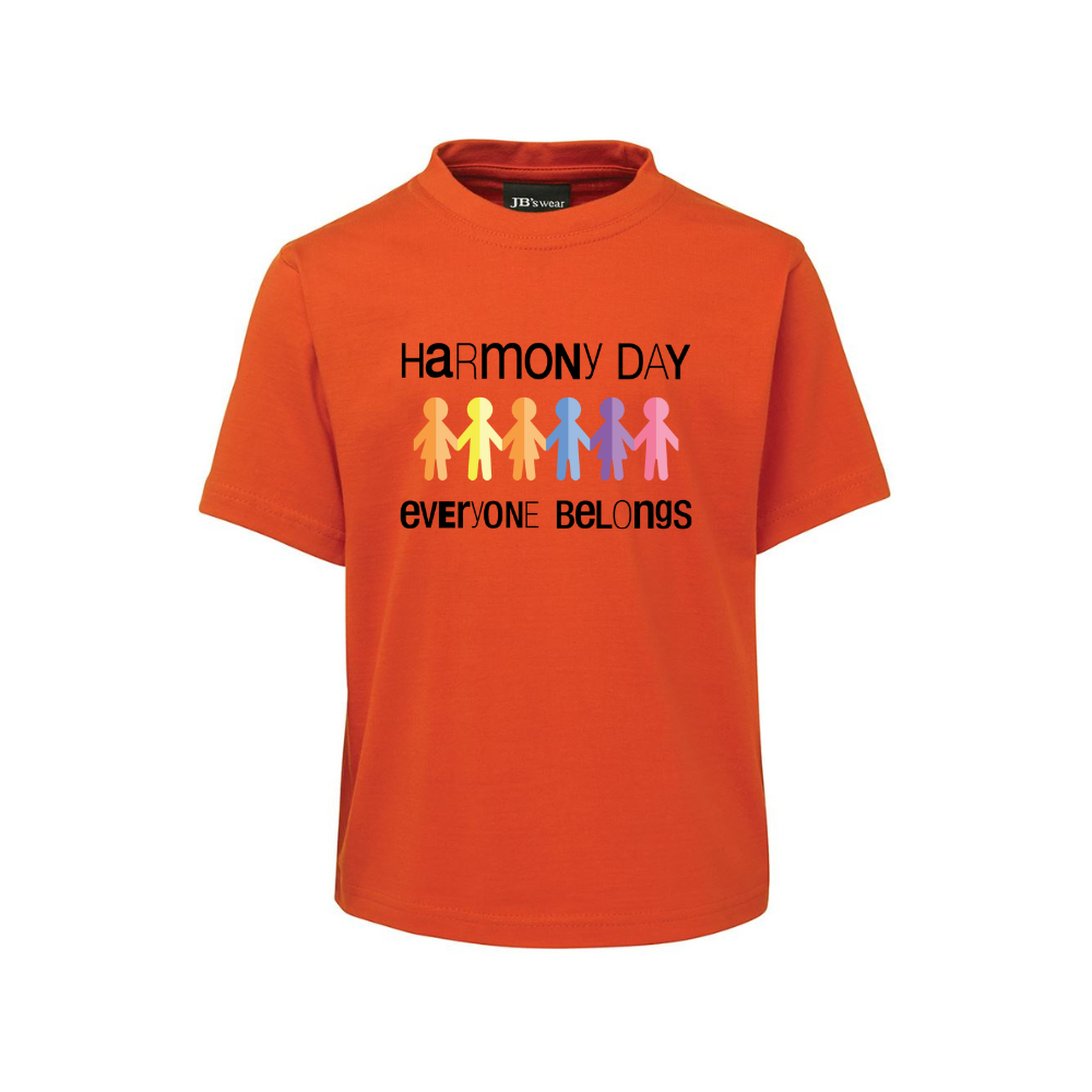 Kids Harmony Day T-Shirt Everyone Belongs