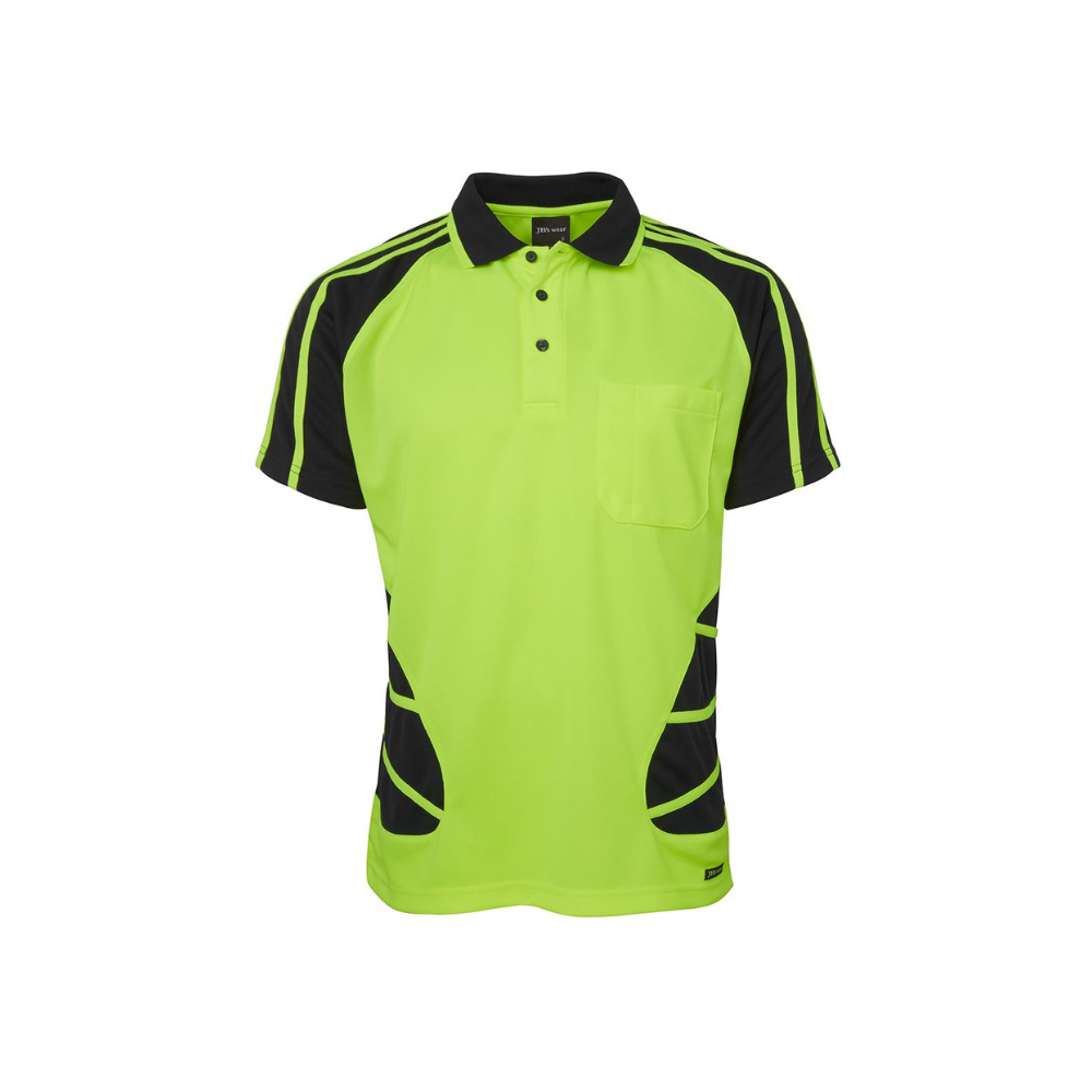 JB's Hi Vis Short Sleeve Spider Polo 6HSP