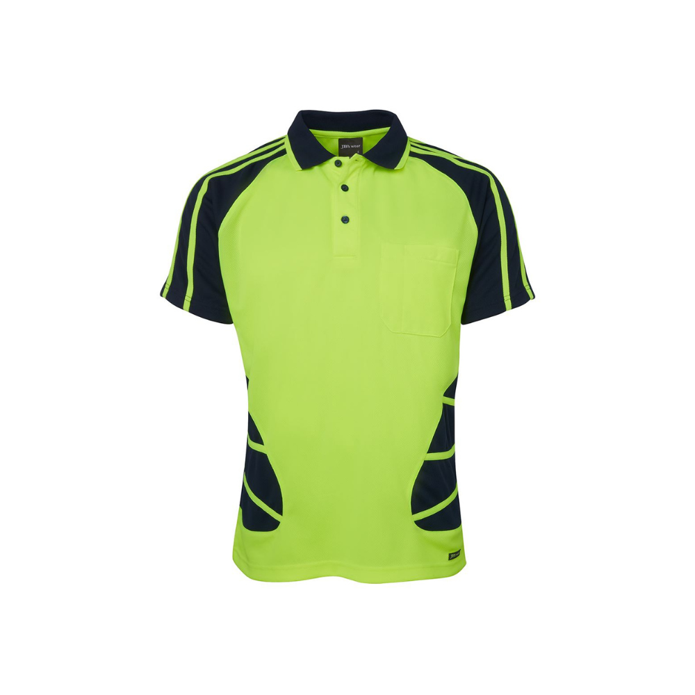JB's Hi Vis Short Sleeve Spider Polo 6HSP