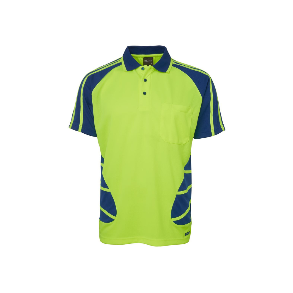 JB's Hi Vis Short Sleeve Spider Polo 6HSP