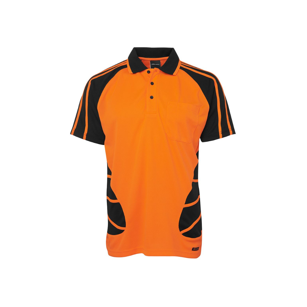 JB's Hi Vis Short Sleeve Spider Polo 6HSP
