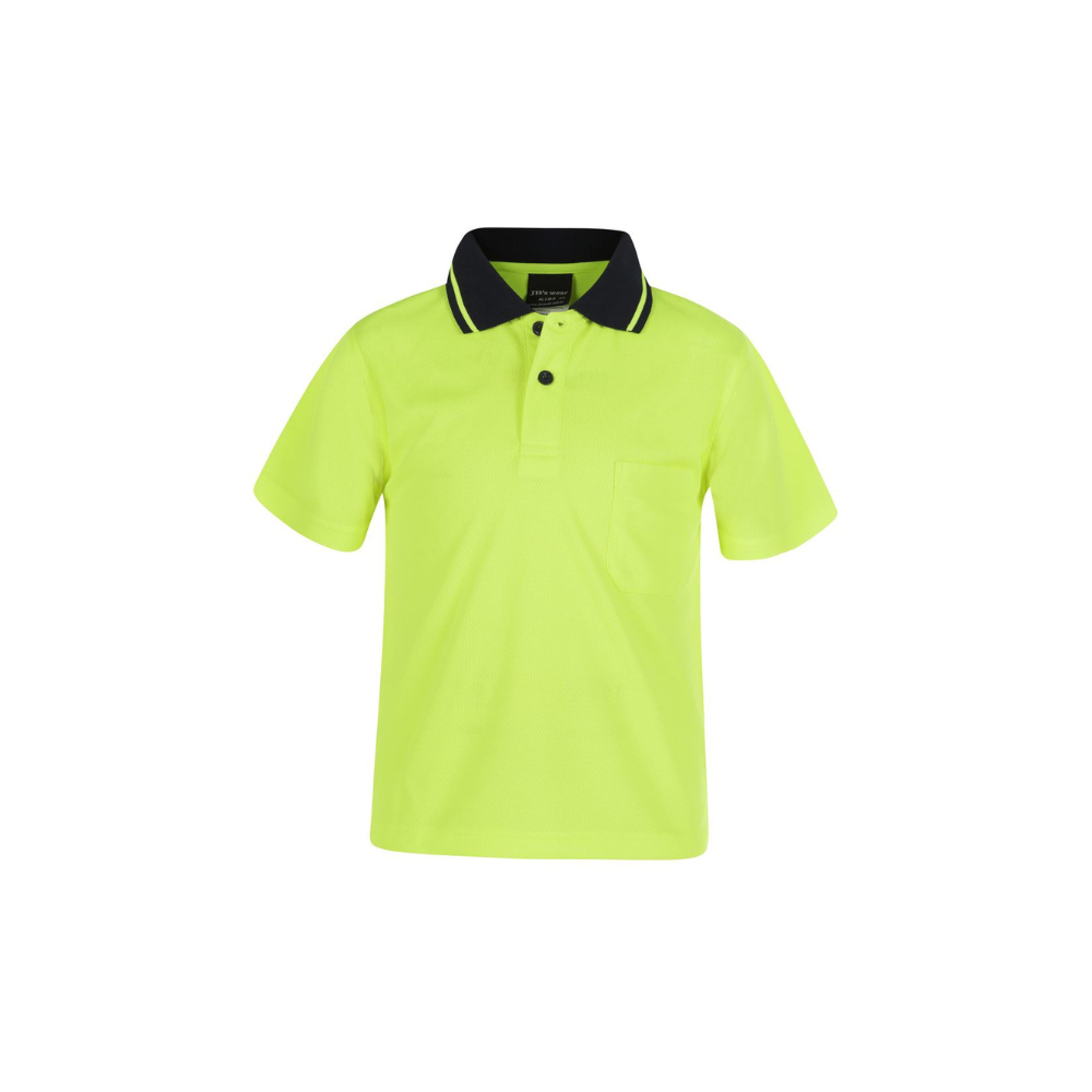 JB's Kids Hi Vis Traditional Polo 6HVNC