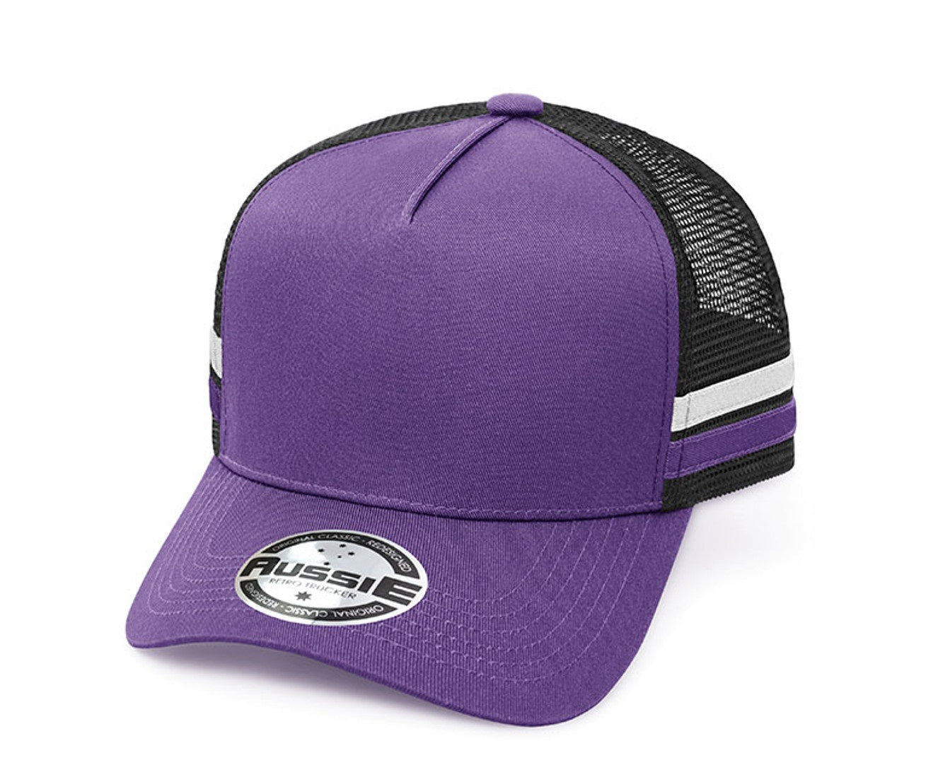 Grace Kids A-Frame Striped Trucker Cap