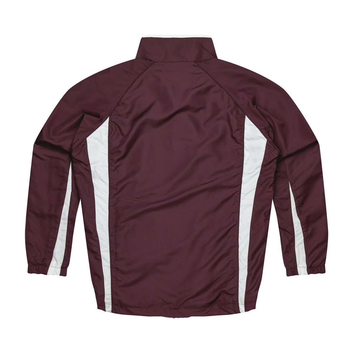 Aussie Pacific Eureka Mens Jacket 1604 in Maroon/White, back view