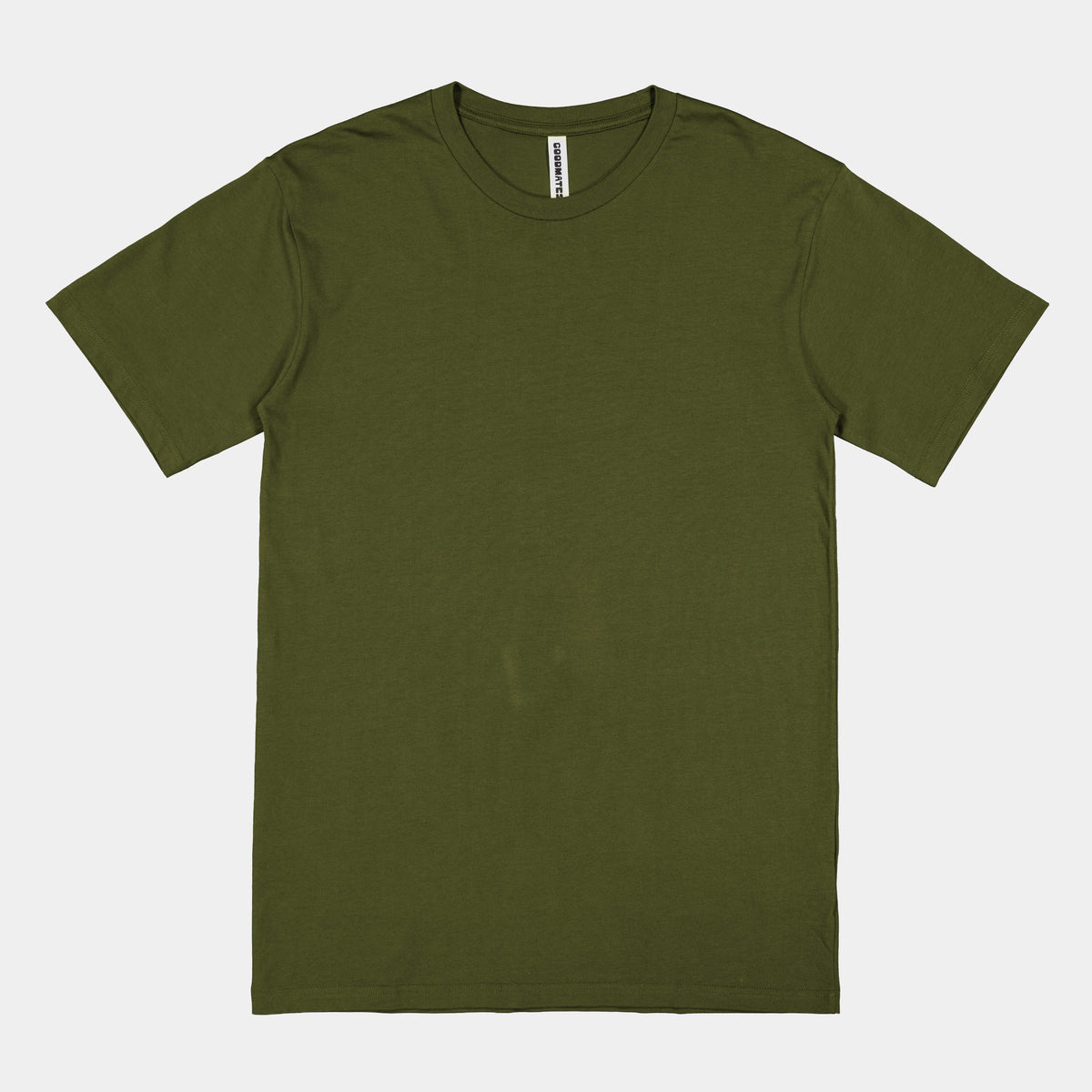 GOODMATES Mens Basis Short Sleeve Tee X1001M in Army