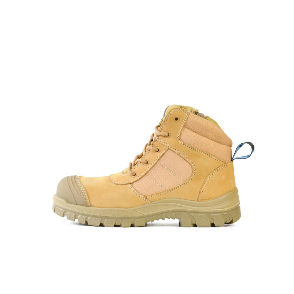 BATA Zippy Mid Cut Safety Boot Wheat 804-88841