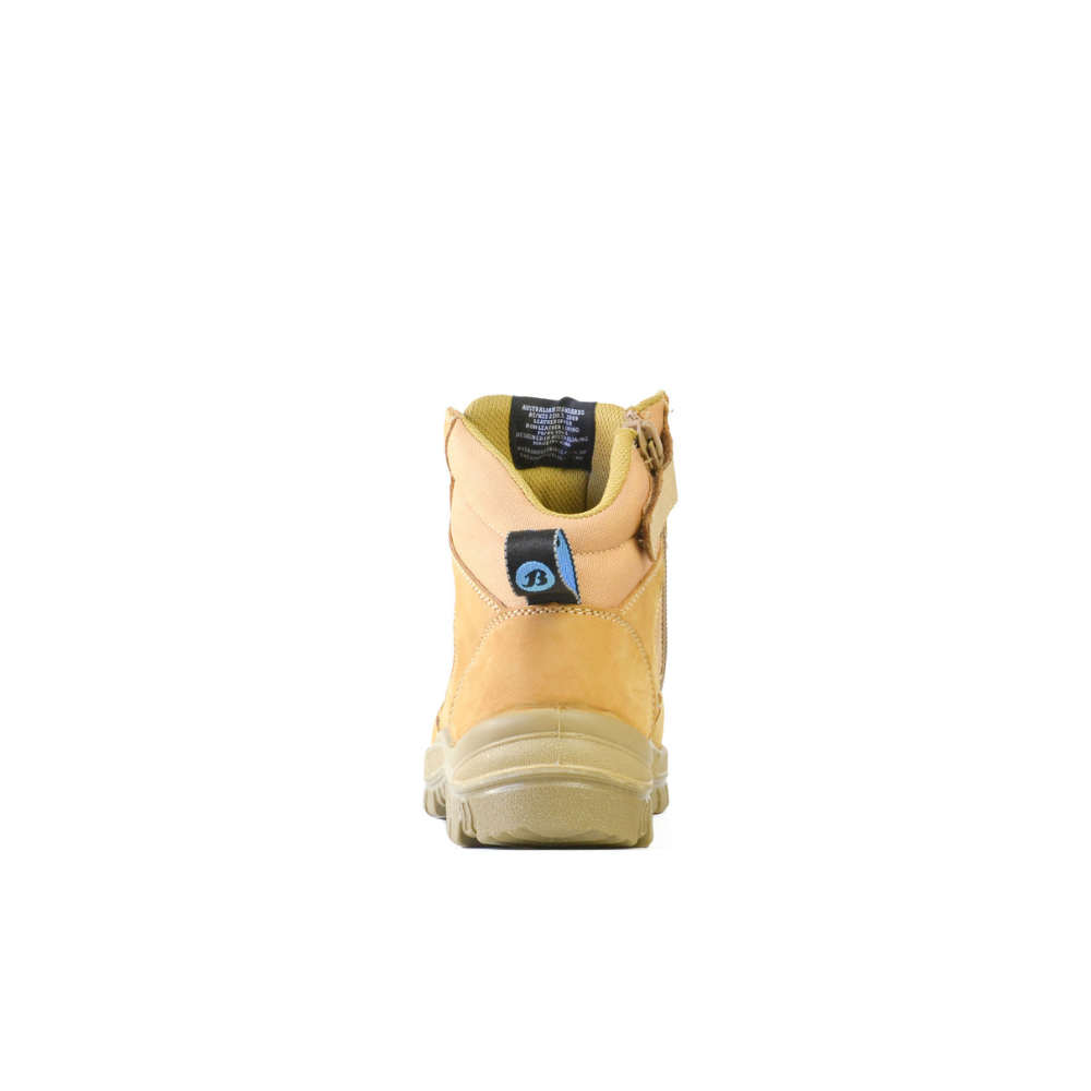 BATA Zippy Mid Cut Safety Boot Wheat 804-88841