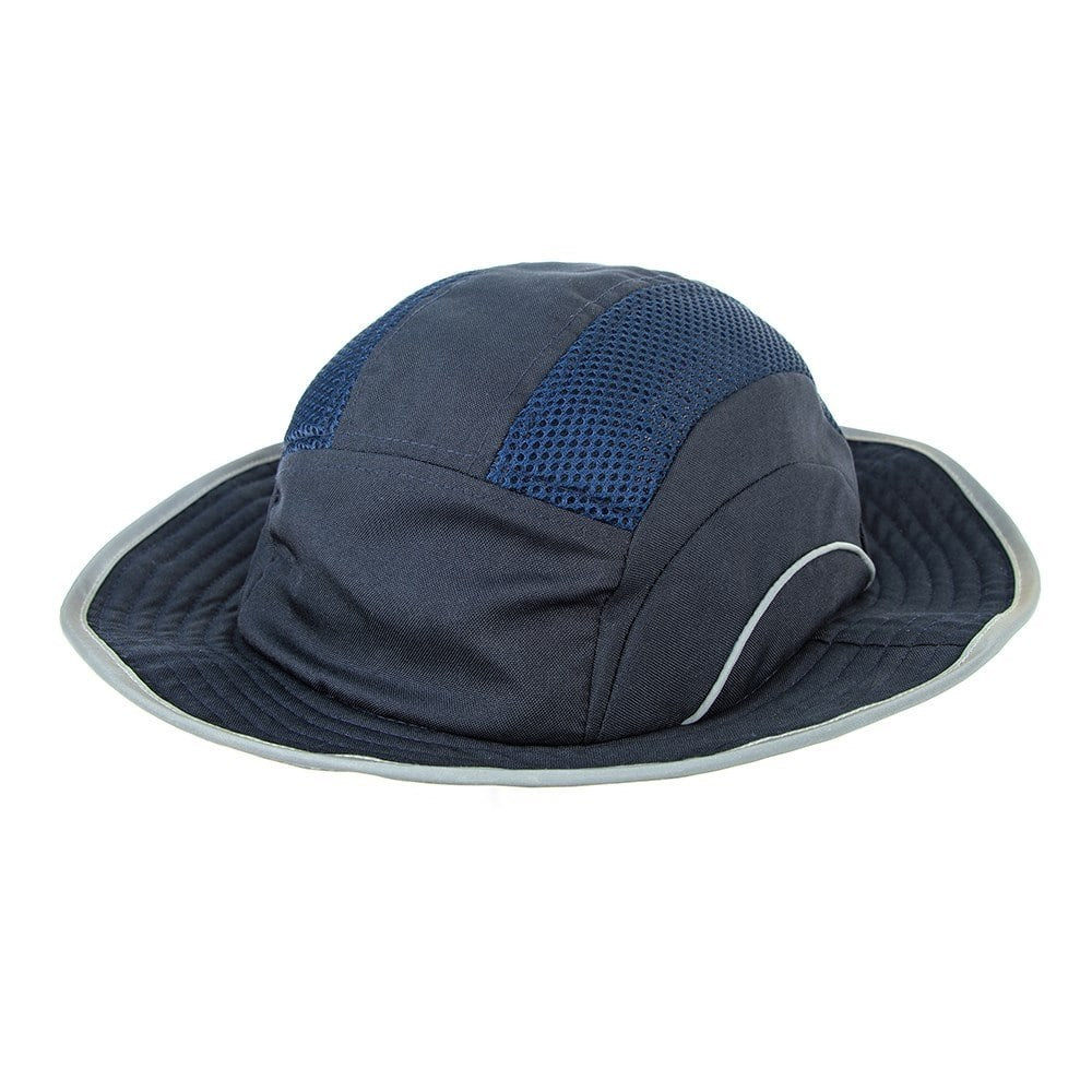 PRO Choice Bump Cap Wide Brim with Chin Strap - Navy