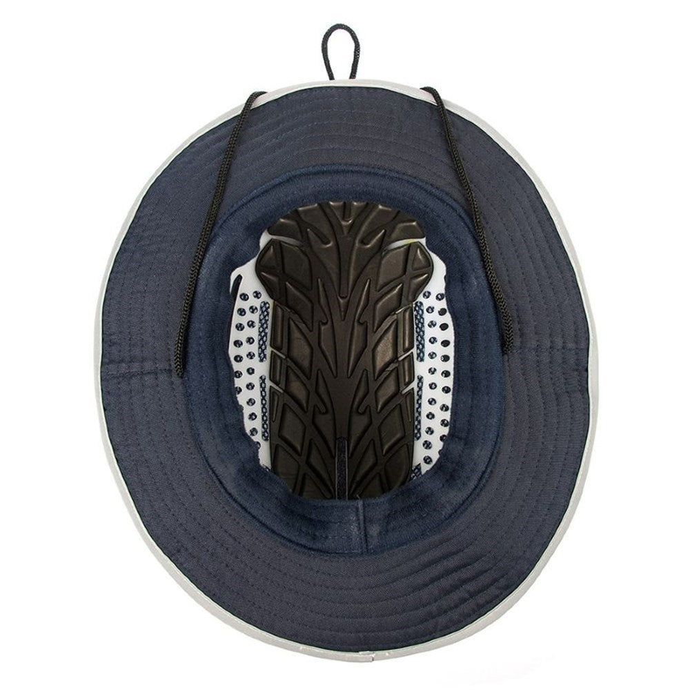 PRO Choice Bump Cap Wide Brim with Chin Strap - Navy