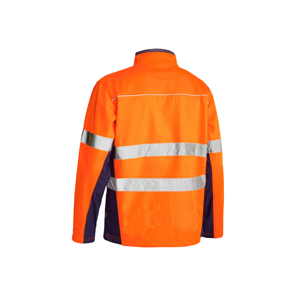 Bisley Taped Hi Vis Soft Shell Jacket BJ6059T