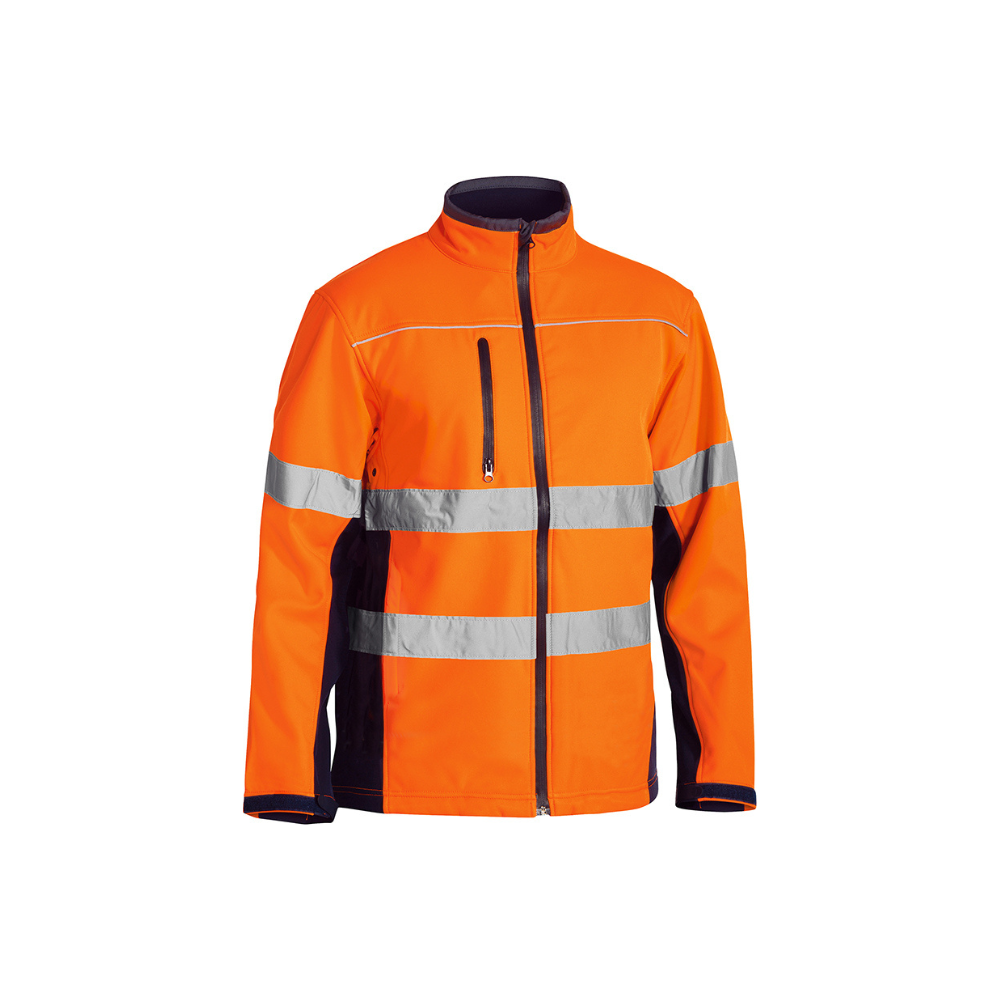 Bisley Taped Hi Vis Soft Shell Jacket BJ6059T