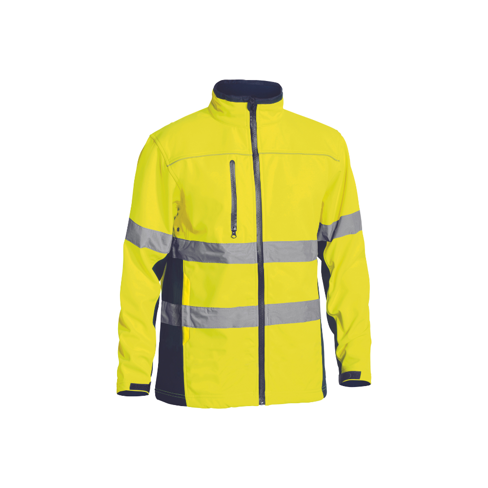 Bisley Taped Hi Vis Soft Shell Jacket BJ6059T