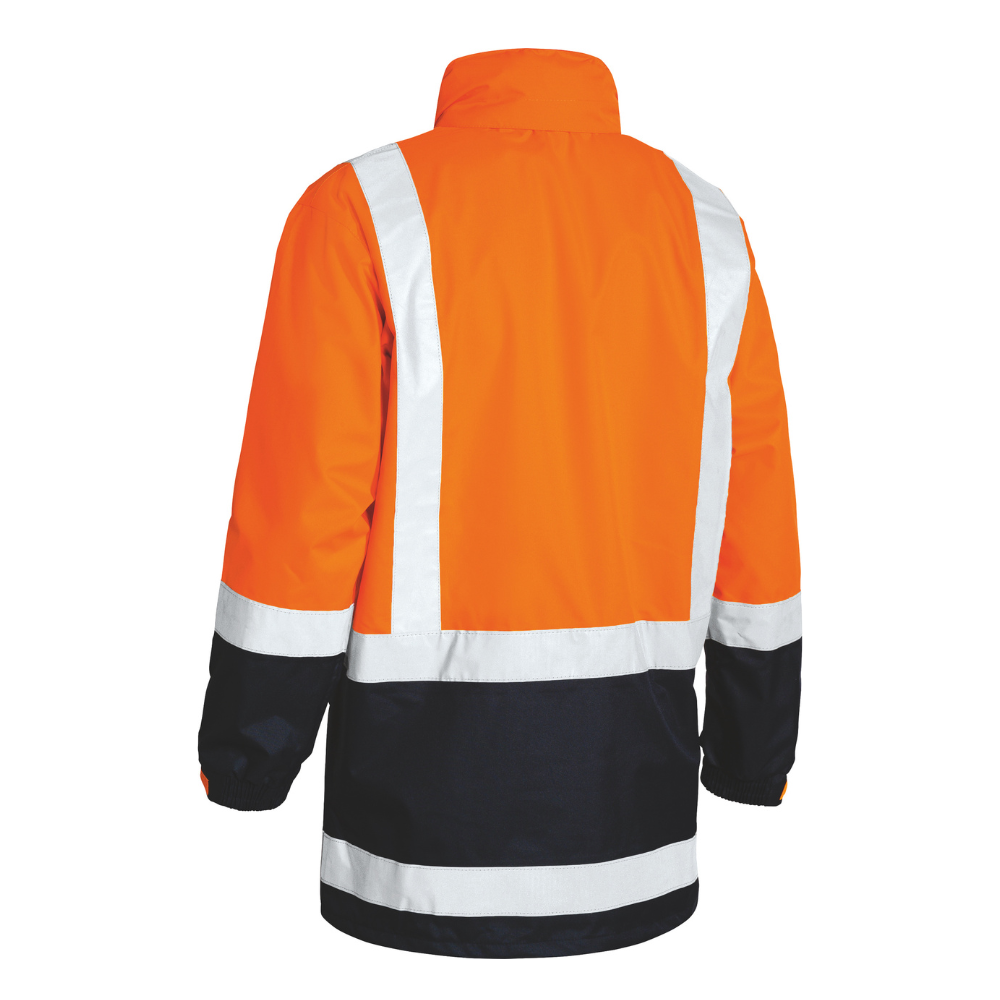Bisley Taped Hi Vis Rain Shell Jacket BJ6966T