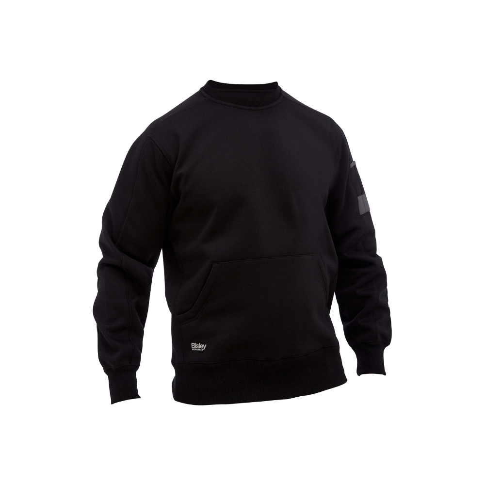 Bisley Unisex Work Fleece Crew Neck Jumper BK6723