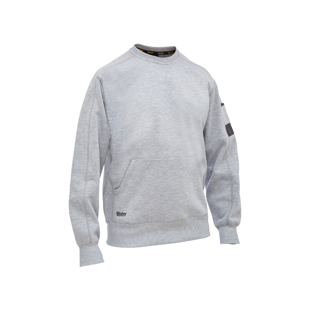 Bisley Unisex Work Fleece Crew Neck Jumper BK6723