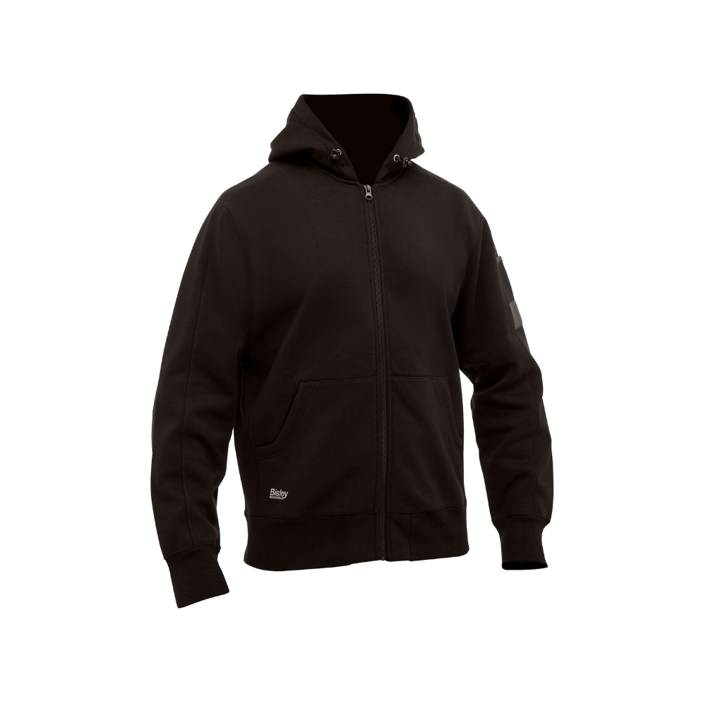 Bisley Unisex Work Fleece Full Zip Hoodie BK6725