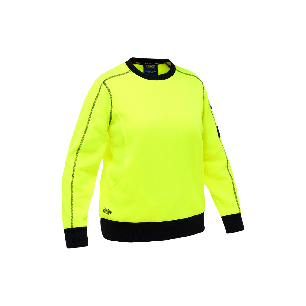 Bisley Womens Work Fleece Crew Neck Jumper BKL6722