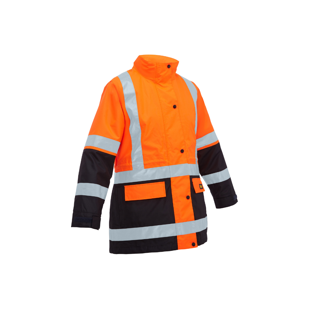 Bisley Womens Taped Hi Vis 5 in 1 Rain Jacket BKL6975