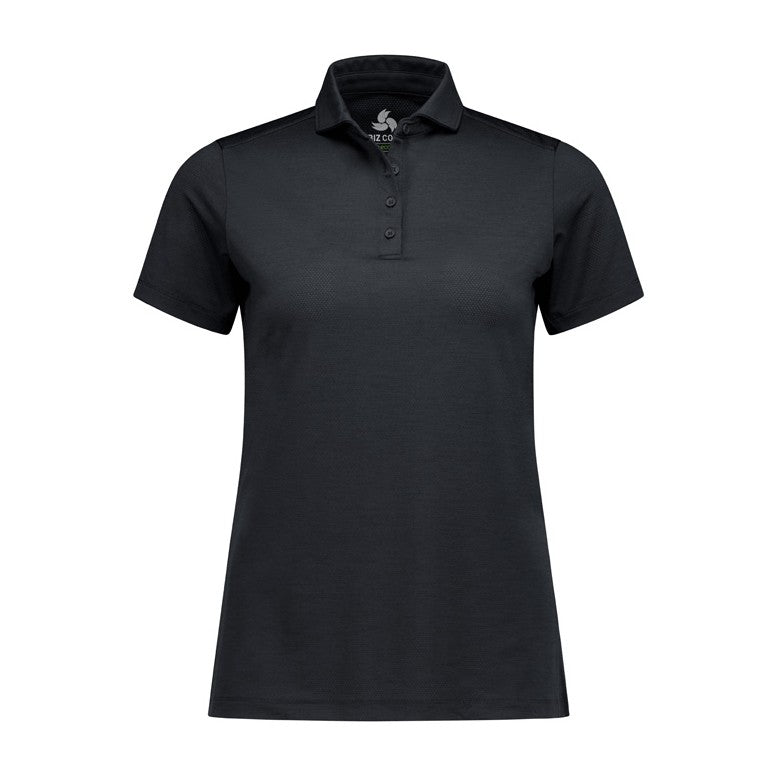 Biz Phoenix Womens Short Sleeve Polo BP2610LS in Black