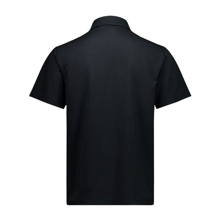 Biz Venture Mens Short Sleeve Polo BP2616MS in Black, view 2