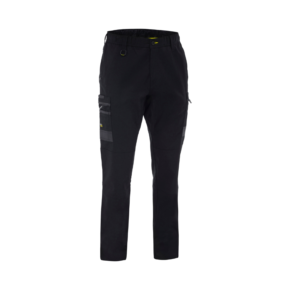 Bisley Mens Flx & Move Stretch Canvas Elastic Waist Cargo Pants BPC6338