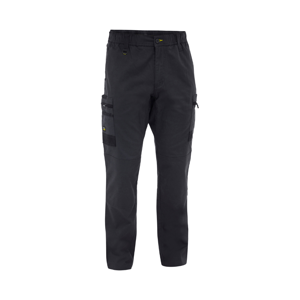 Bisley Mens Flx & Move Stretch Canvas Elastic Waist Cargo Pants BPC6338