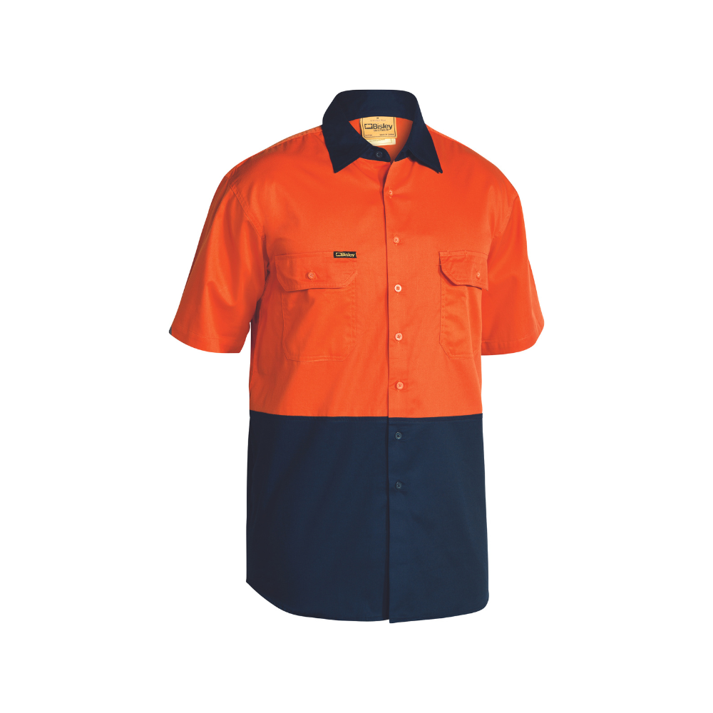 Bisley Hi Vis Cool Lightweight Drill Shirt BS1895