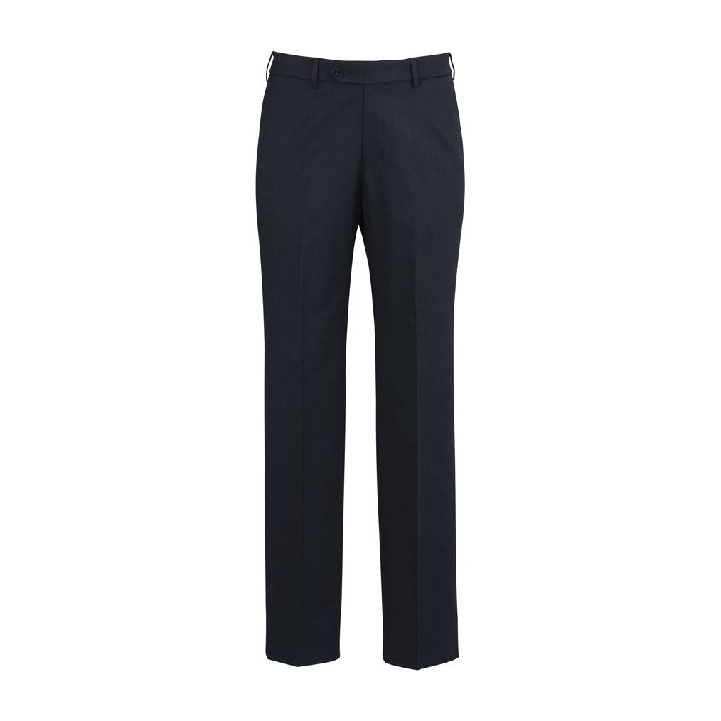 Biz Classic Mens Flat Pant BS29210 in Navy