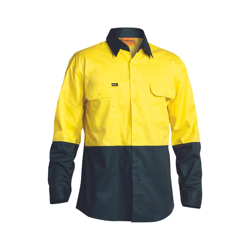 Bisley Hi Vis Cool Lightweight Drill Shirt BS6895