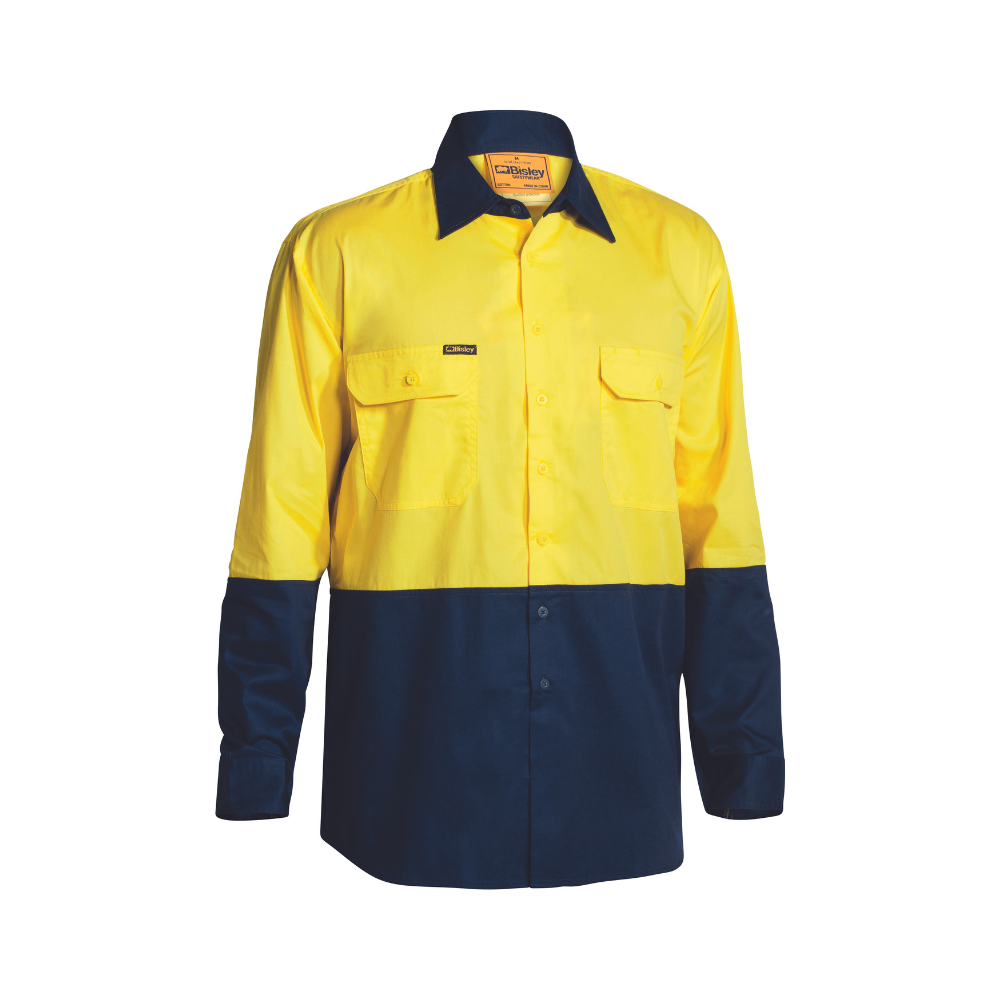 Bisley Hi Vis Cool Lightweight Drill Shirt BS6895