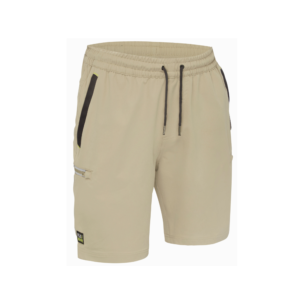 Bisley Flx & Move 4-Way Stretch Elastic Waist Cargo Short BSHC1333