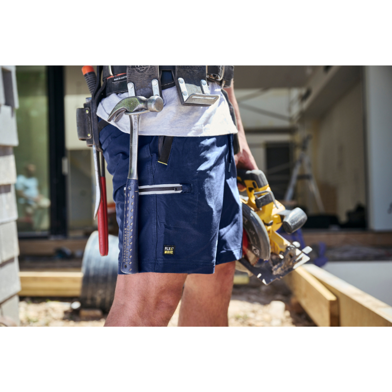 Bisley Flx & Move 4-Way Stretch Elastic Waist Cargo Short BSHC1333