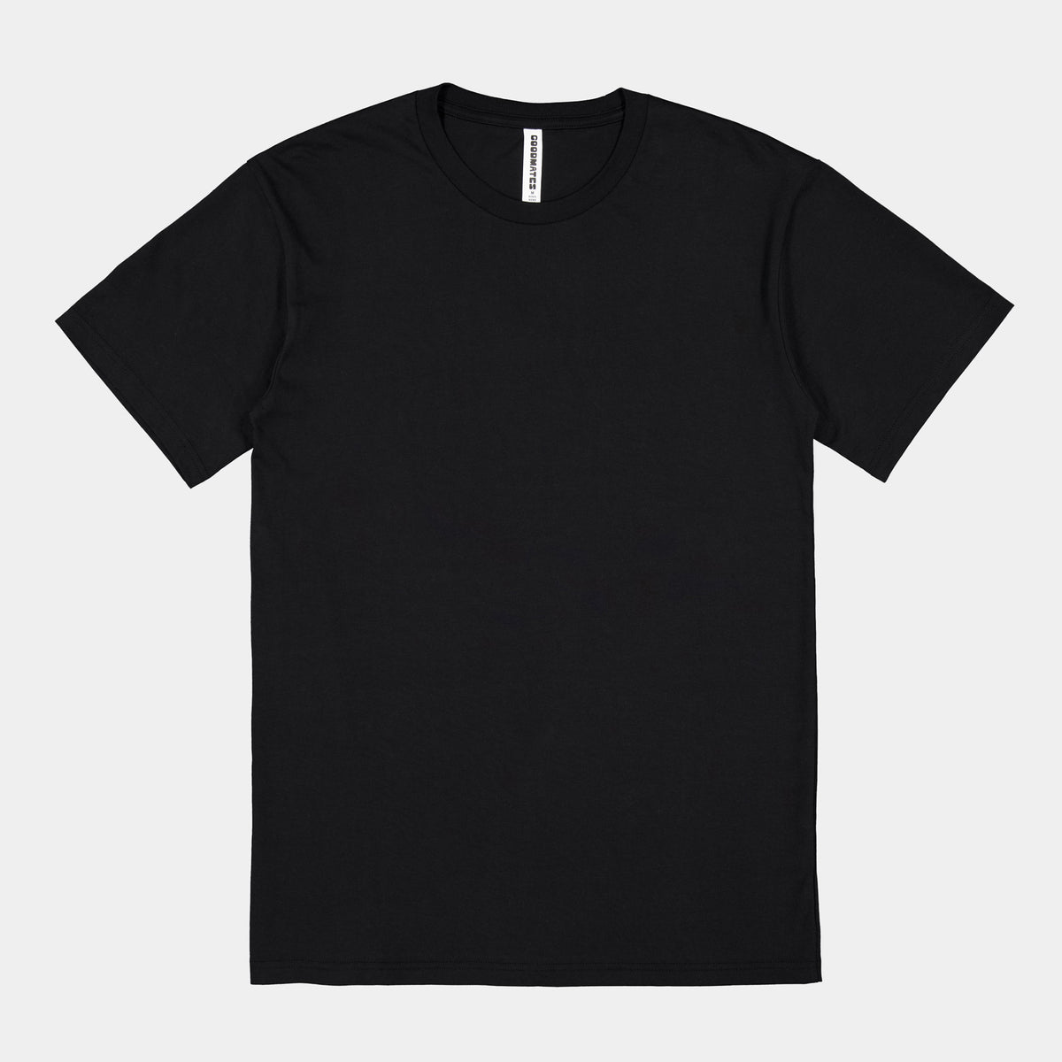 GOODMATES Mens Basis Short Sleeve Tee X1001M in Black