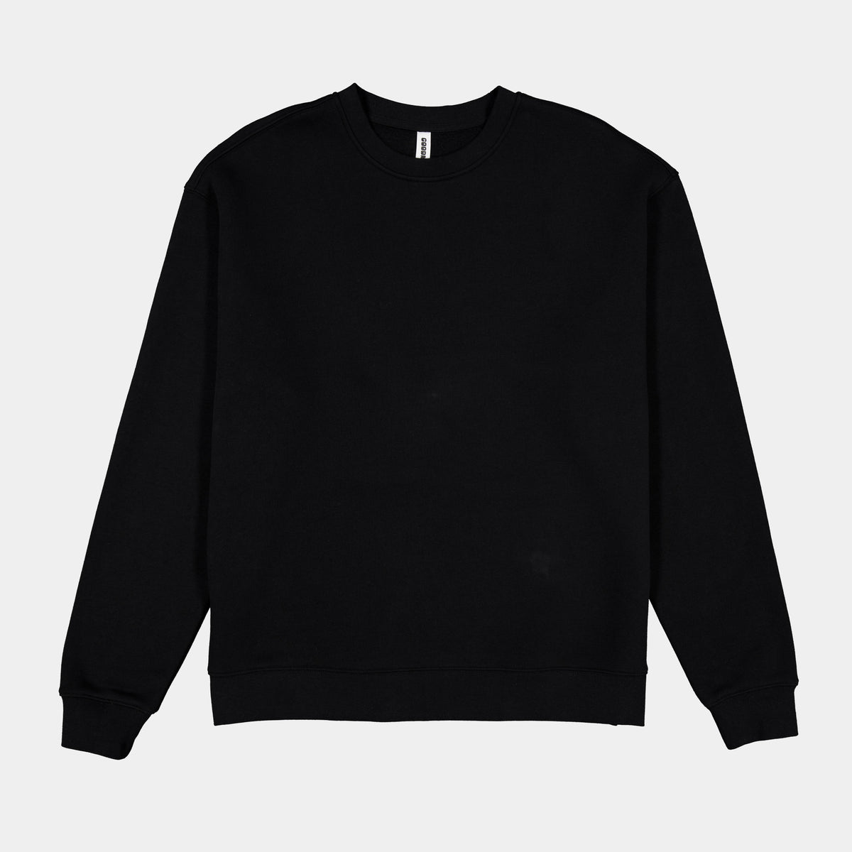 GOODMATES Mens Everyday Crew Sweatshirt X2007M in Black