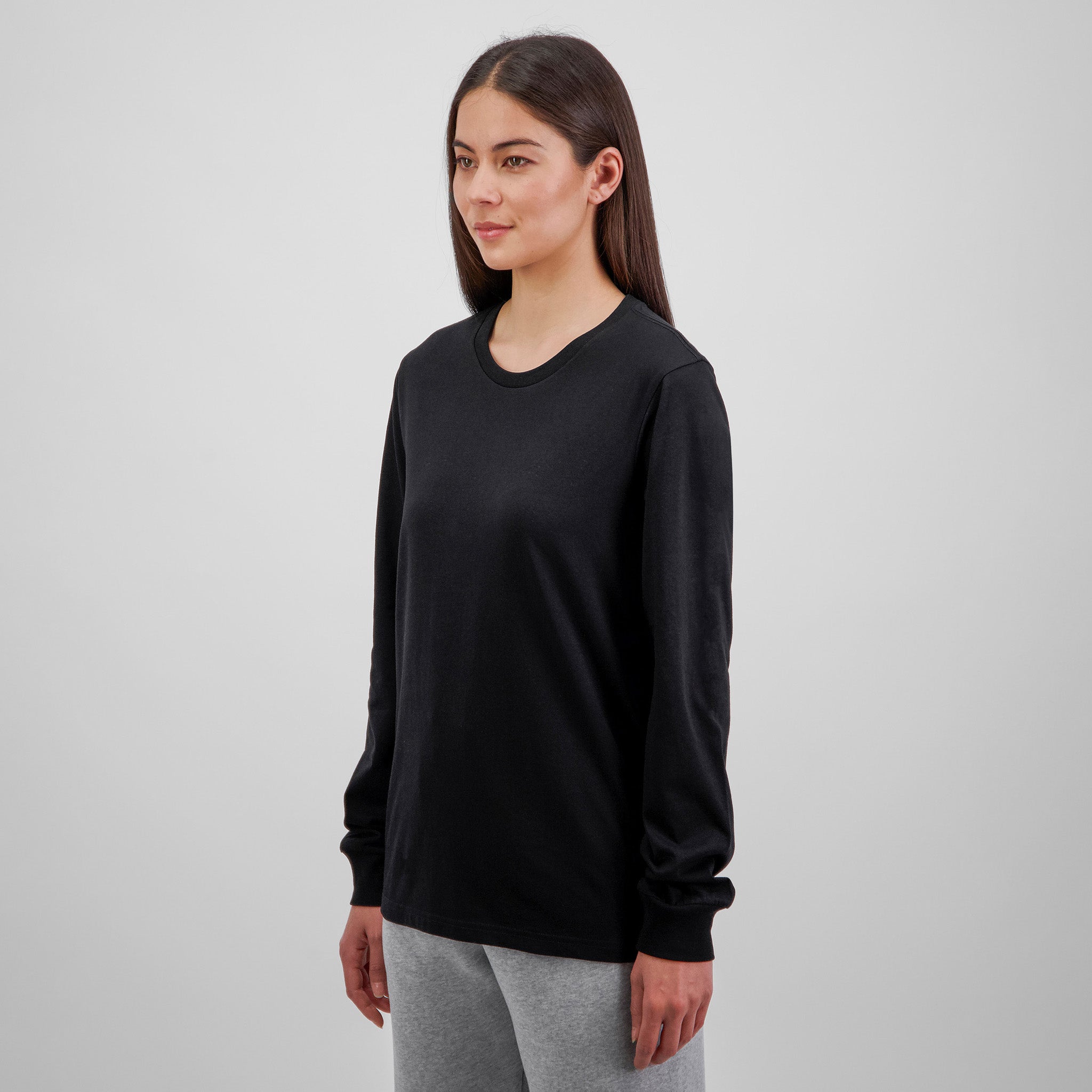 GOODMATES Womens Basis Long Sleeve Tee X1002W