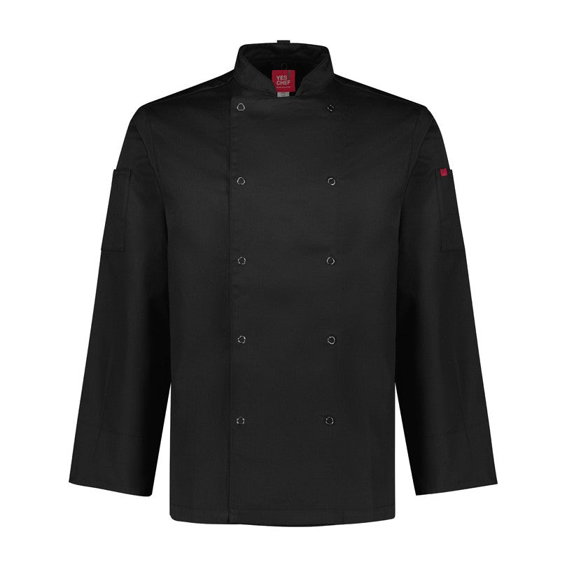 Biz Zest Mens Long Sleeve Jacket CH232ML in Black