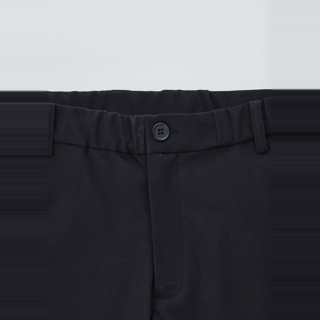 Biz Comfort Waist Mens Cargo Pant CL959ML in Black, worn by model, view 2