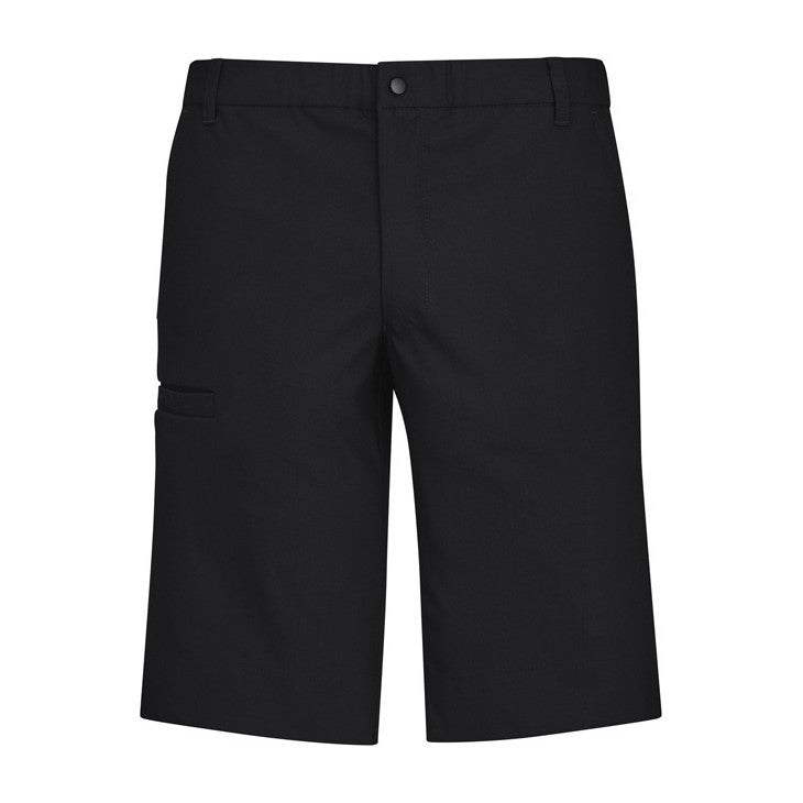 Biz Comfort Waist Mens Cargo Short CL960MS in Black