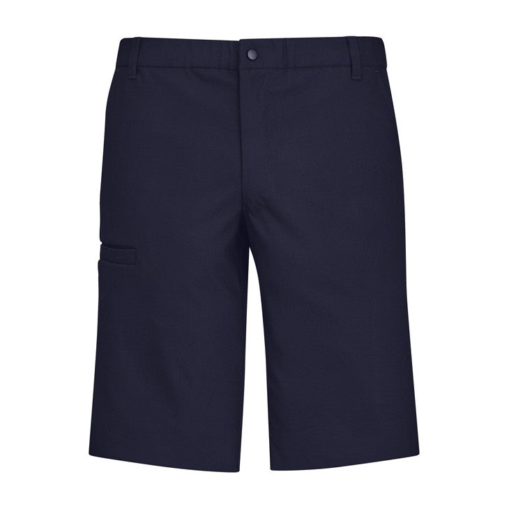 Biz Comfort Waist Mens Cargo Short CL960MS in Navy