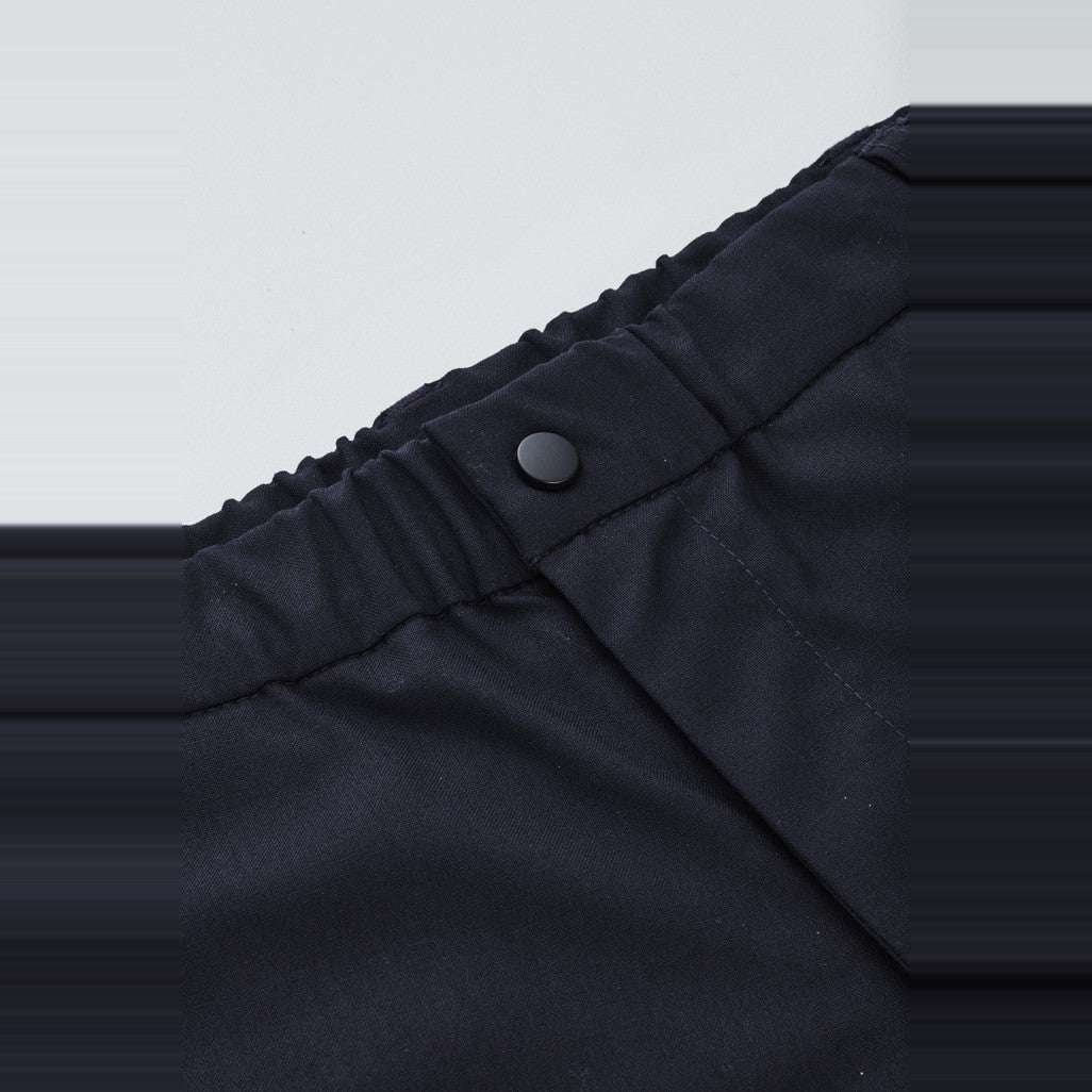 Biz Comfort Waist Mens Cargo Short CL960MS in Black, worn by model
