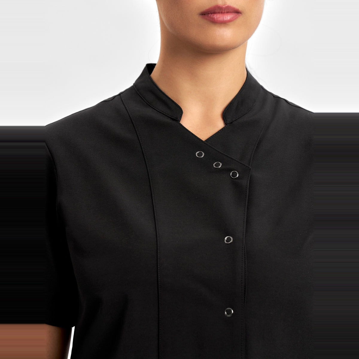 Inaura Essence Womens Jacket CPT451LS in Black, worn by model, view 5