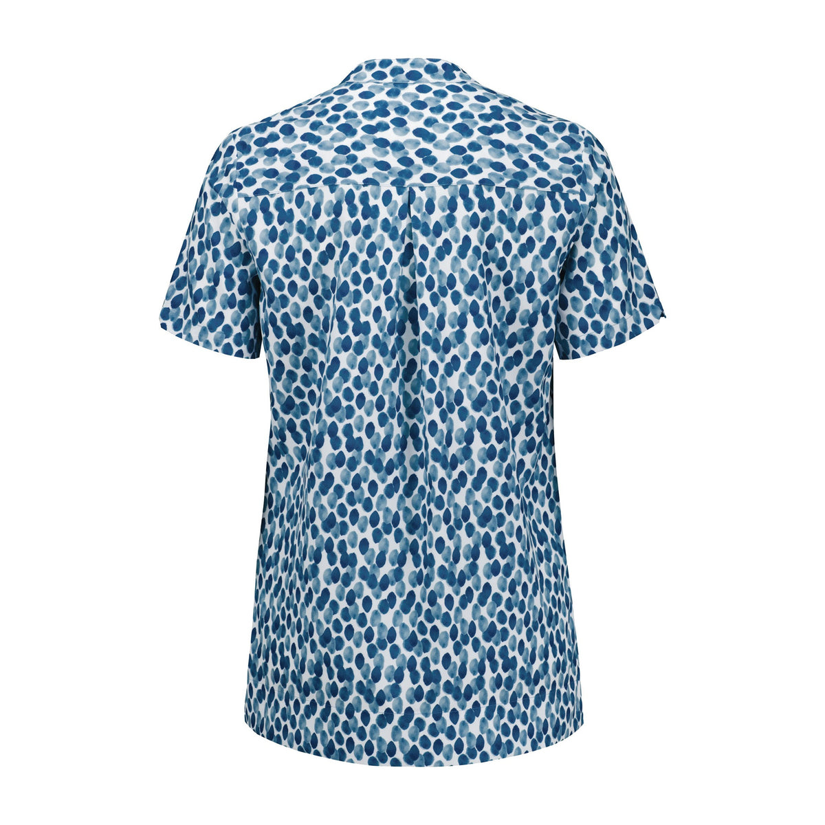 Biz Florence Womens Stardust Print Tunic CS450LS in Navy, view 2
