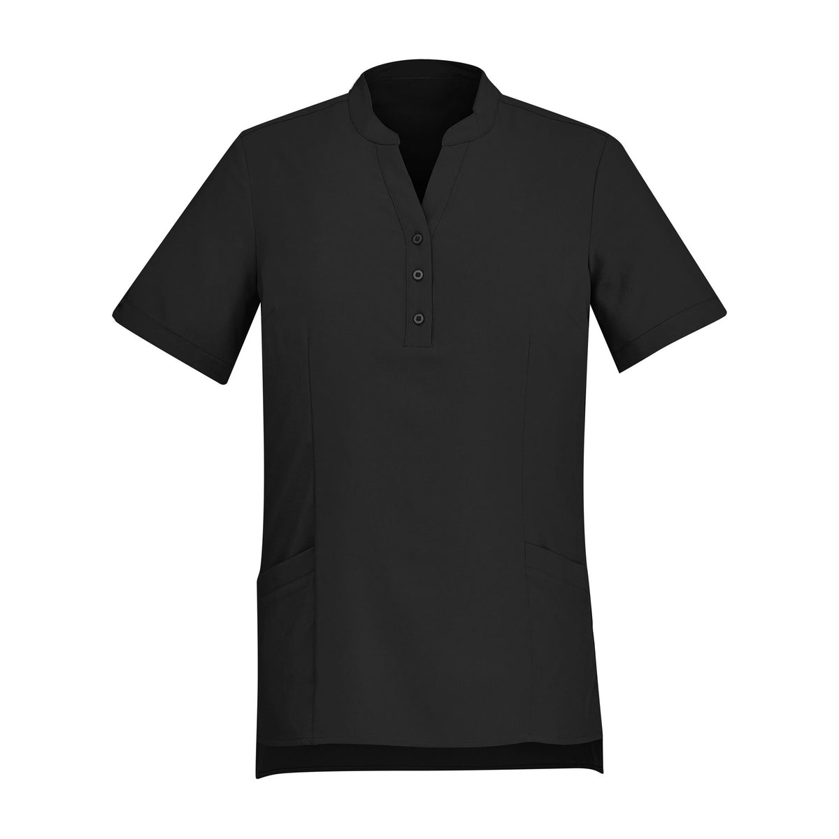 Biz Florence Womens Plain Tunic CS949LS in Black