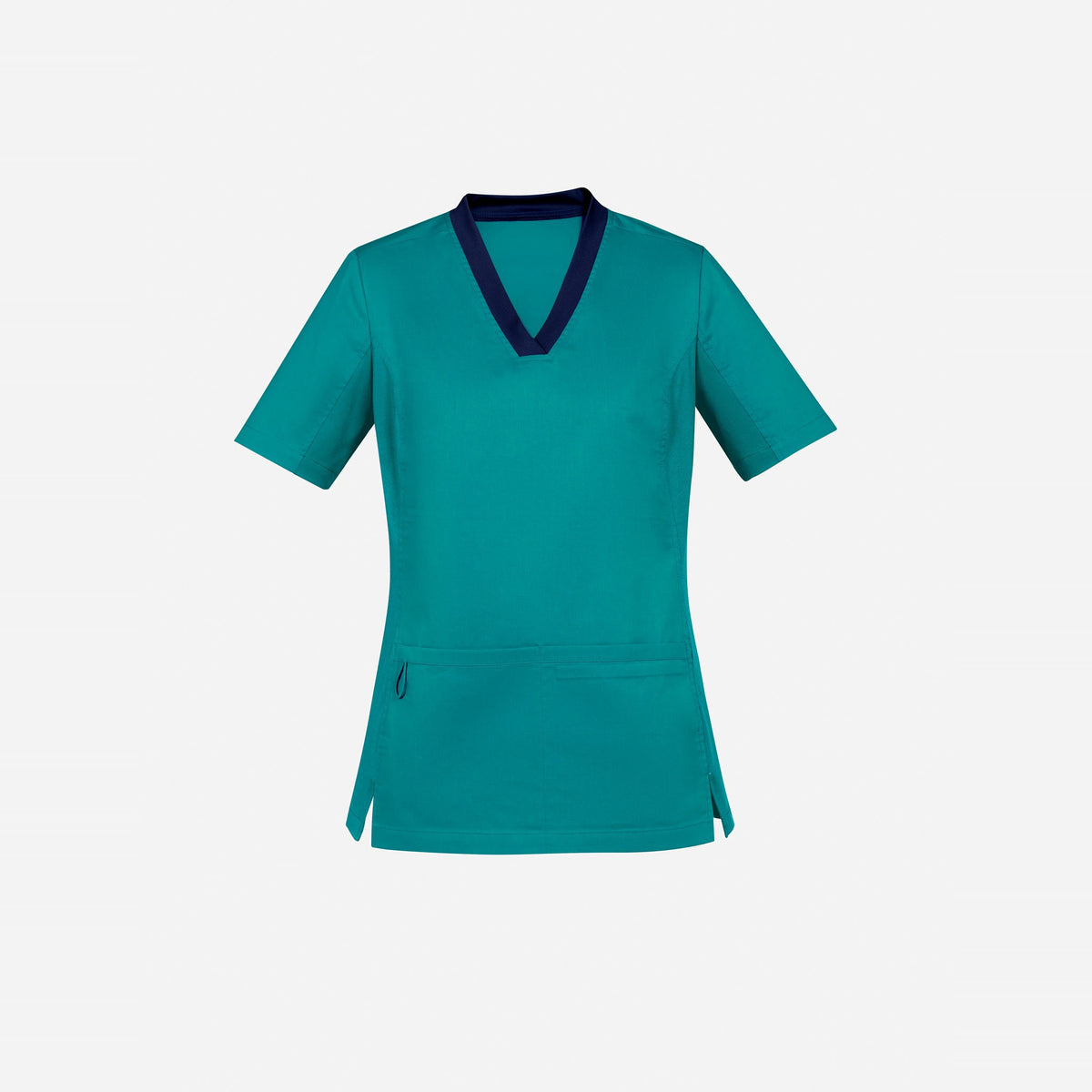 Inaura Riley Womens Stretch Scrub Top CST043LS in Teal