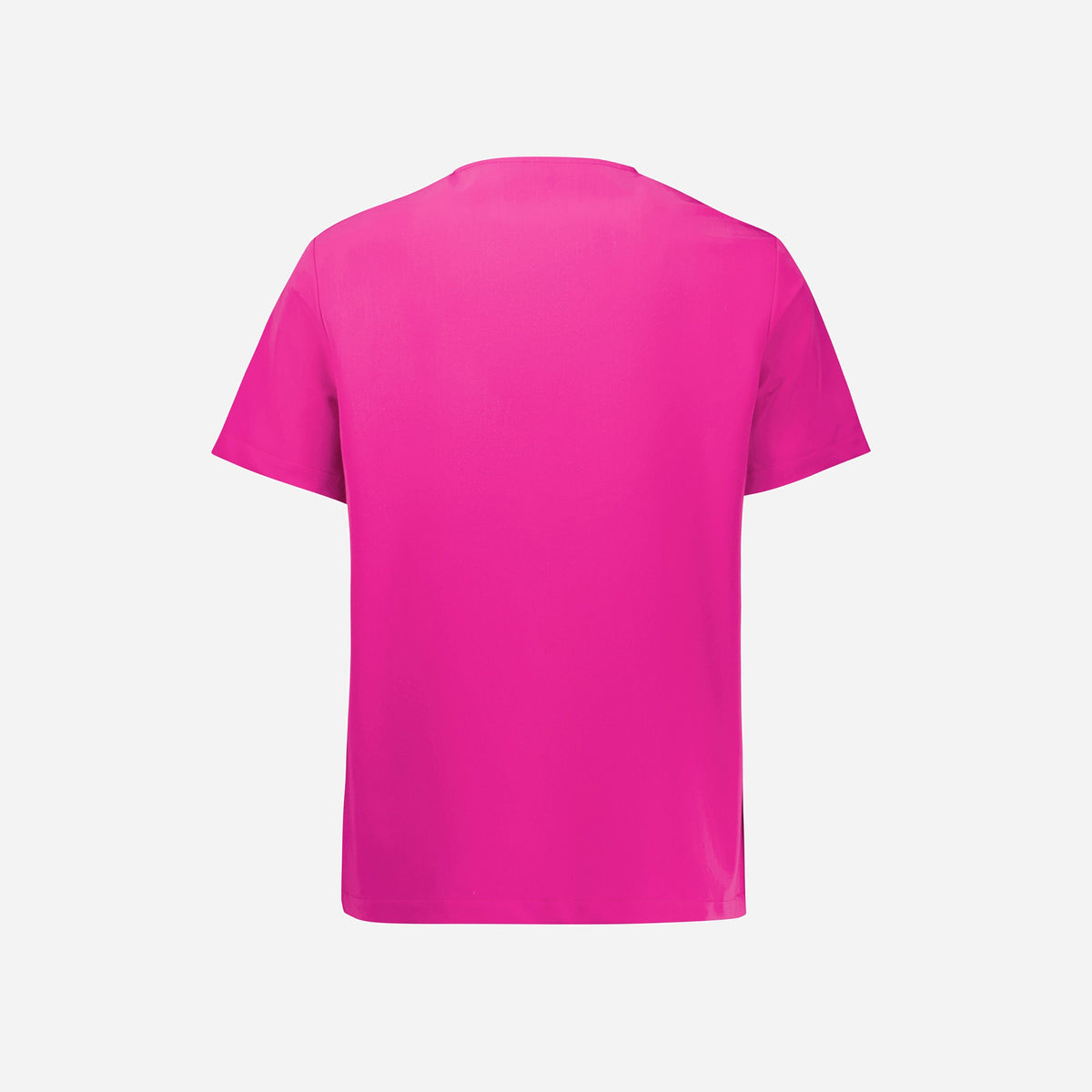 Inaura Pink Womens V-Neck Scrub Top CST245LS in Pink, view 2